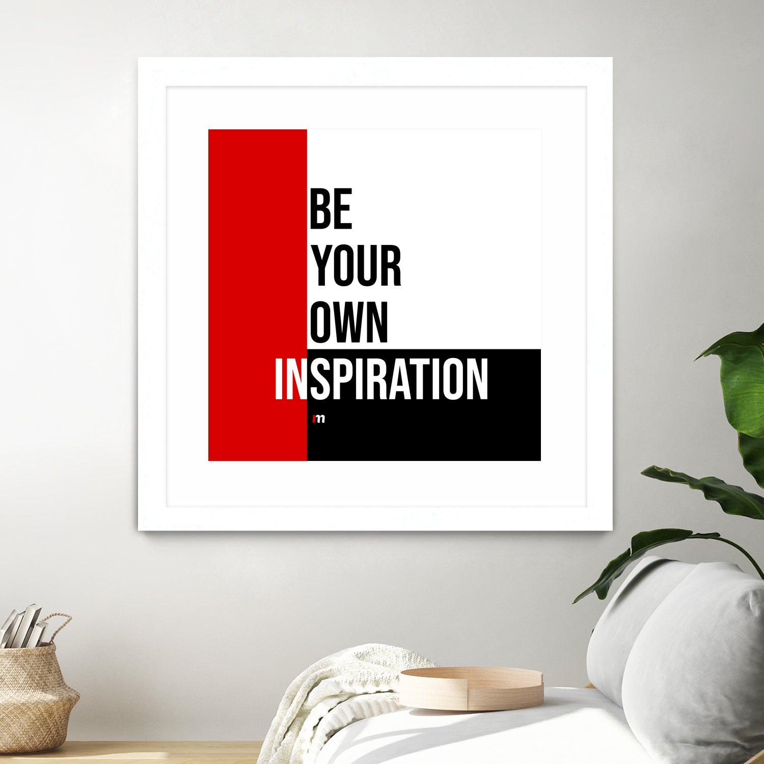 Your Inspiration by Mariana Angelova on GIANT ART - red typography