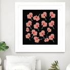 Delicate Hibiscus Flowers by Vanka Manitarka on GIANT ART - pink digital painting