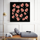 Delicate Hibiscus Flowers by Vanka Manitarka on GIANT ART - pink digital painting