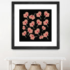 Delicate Hibiscus Flowers by Vanka Manitarka on GIANT ART - pink digital painting