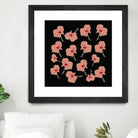 Delicate Hibiscus Flowers by Vanka Manitarka on GIANT ART - pink digital painting