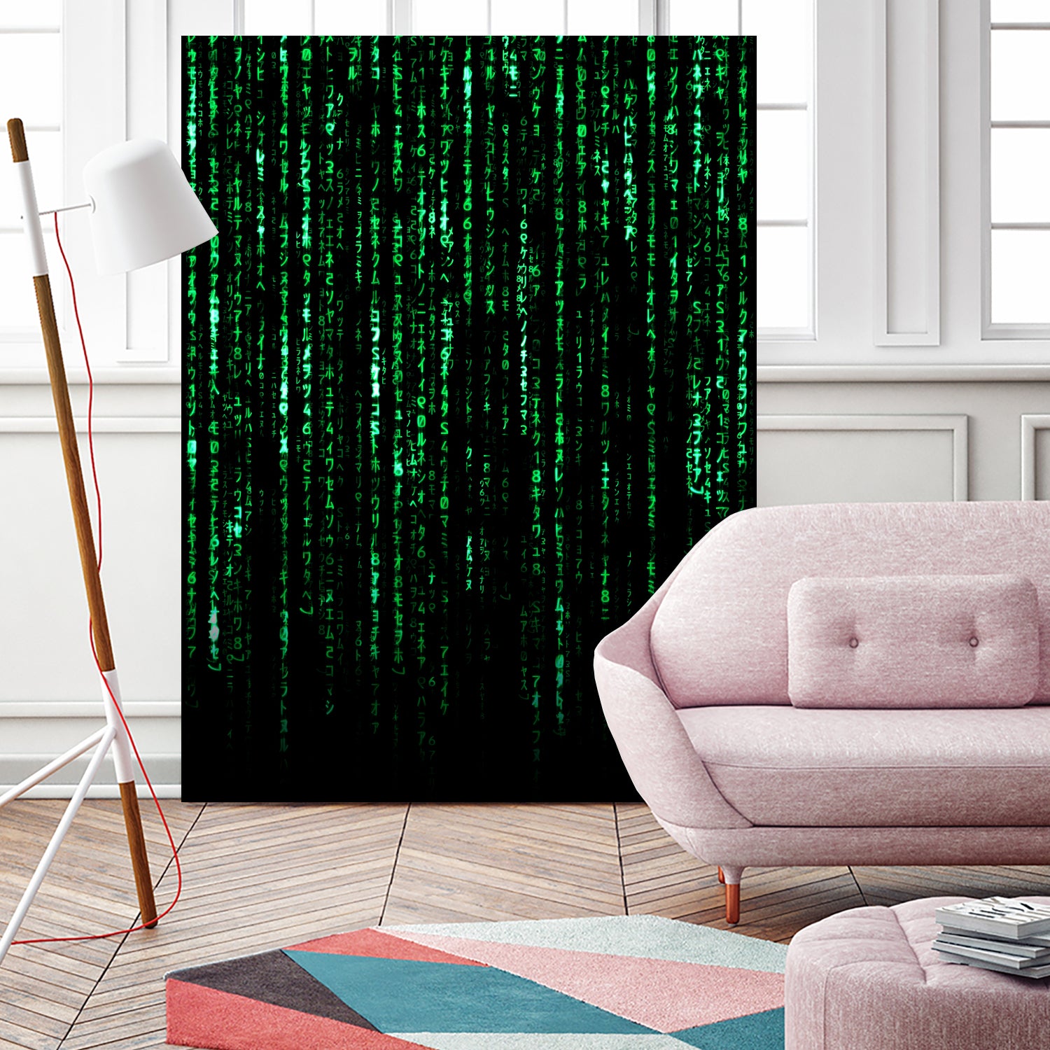 The Matrix Code by Nikita Abakumov on GIANT ART - black digital painting