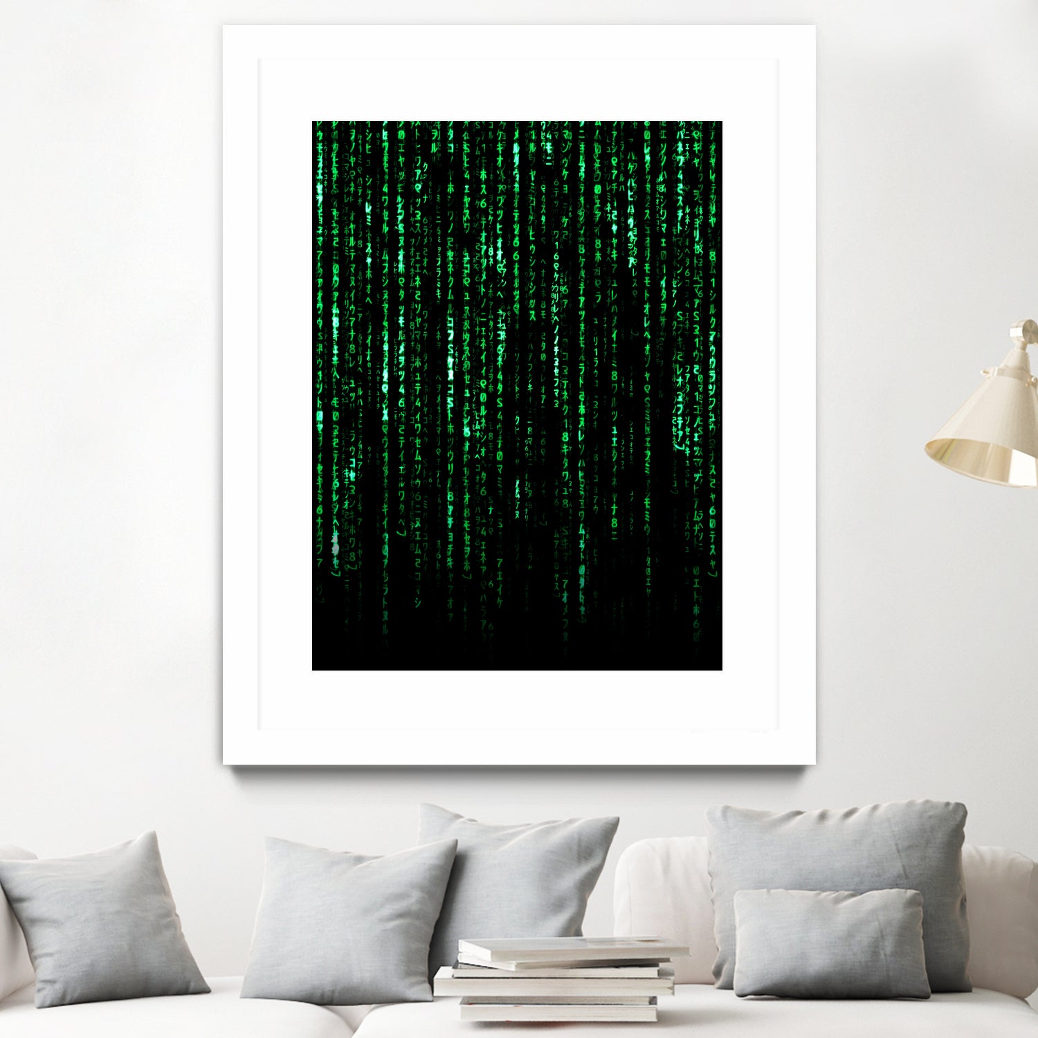 The Matrix Code by Nikita Abakumov on GIANT ART - black digital painting