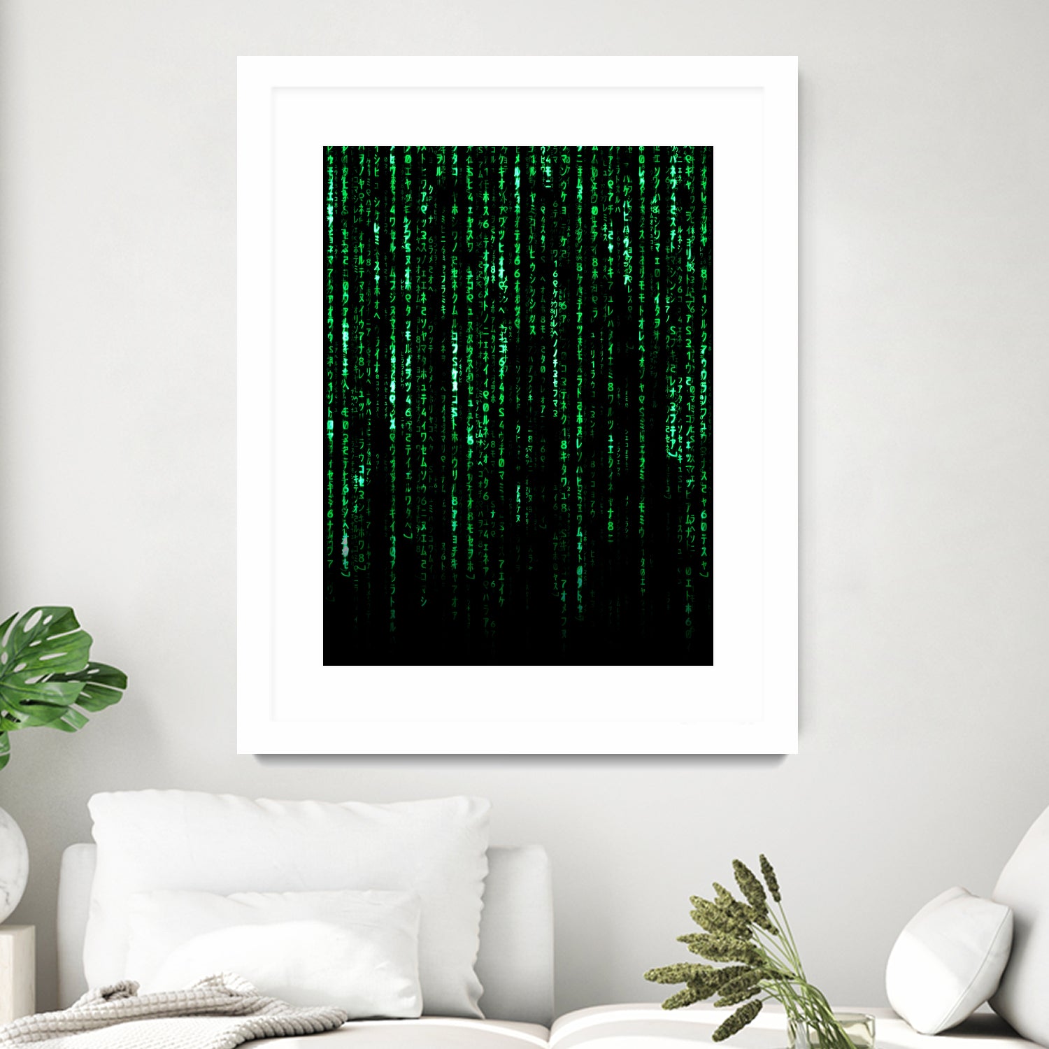 The Matrix Code by Nikita Abakumov on GIANT ART - black digital painting