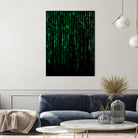 The Matrix Code by Nikita Abakumov on GIANT ART - black digital painting