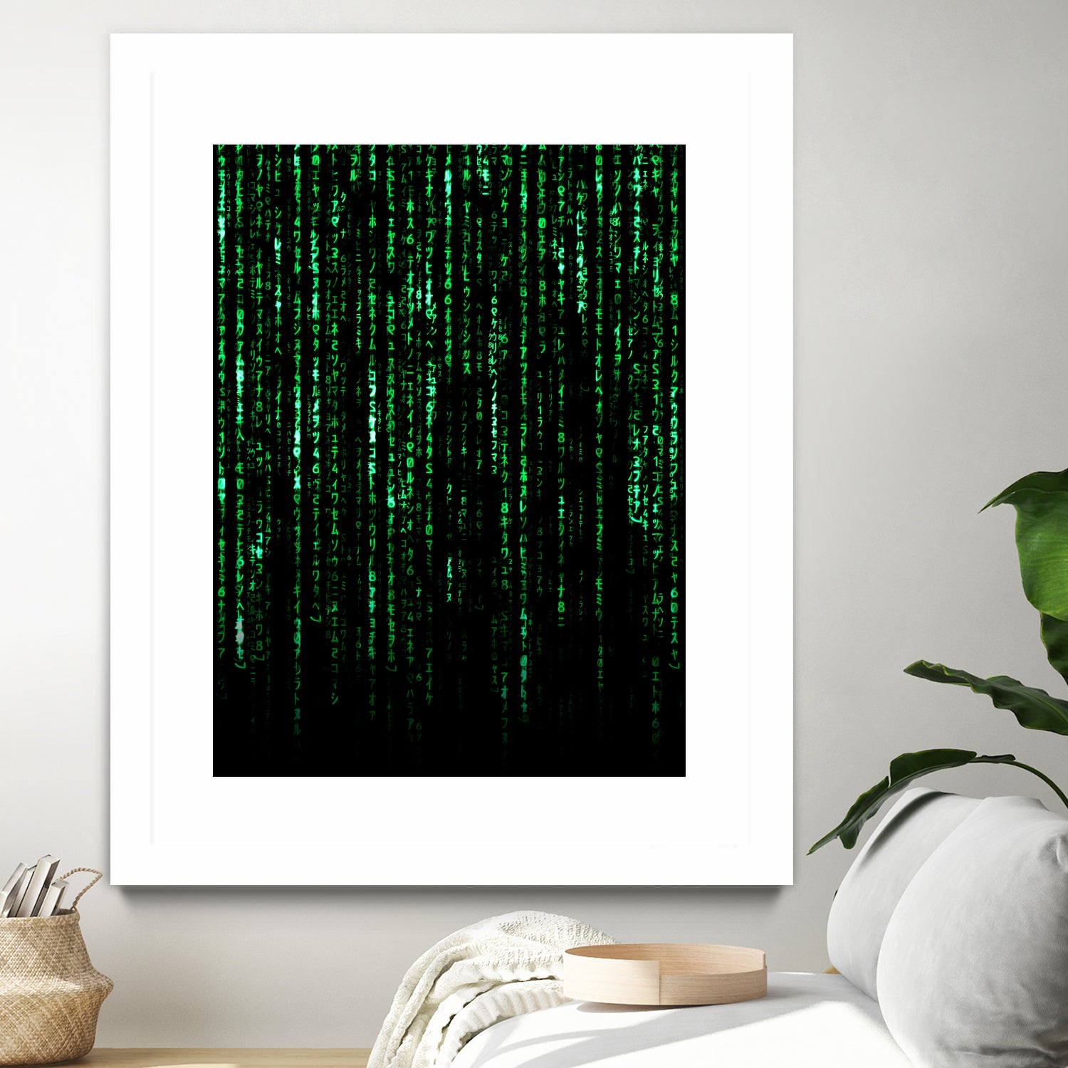 The Matrix Code by Nikita Abakumov on GIANT ART - black digital painting