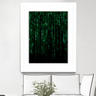 The Matrix Code by Nikita Abakumov on GIANT ART - black digital painting