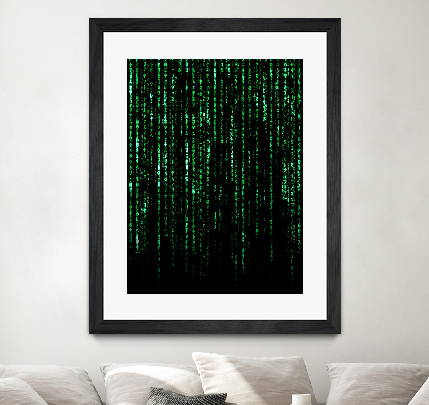 The Matrix Code by Nikita Abakumov on GIANT ART - black digital painting