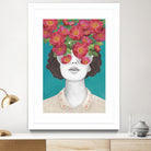 The optimist // rose tinted glasses by Laura Graves on GIANT ART - pink digital drawing