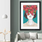 The optimist // rose tinted glasses by Laura Graves on GIANT ART - pink digital drawing