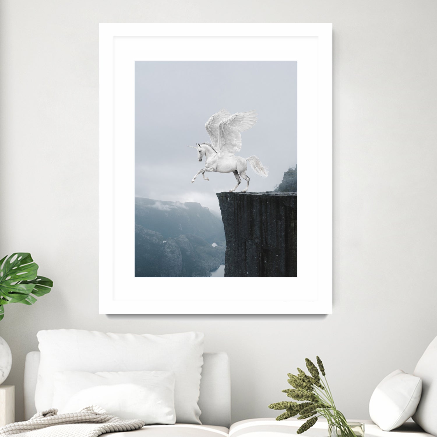 pegasus by Murat Akyol on GIANT ART - white digital painting