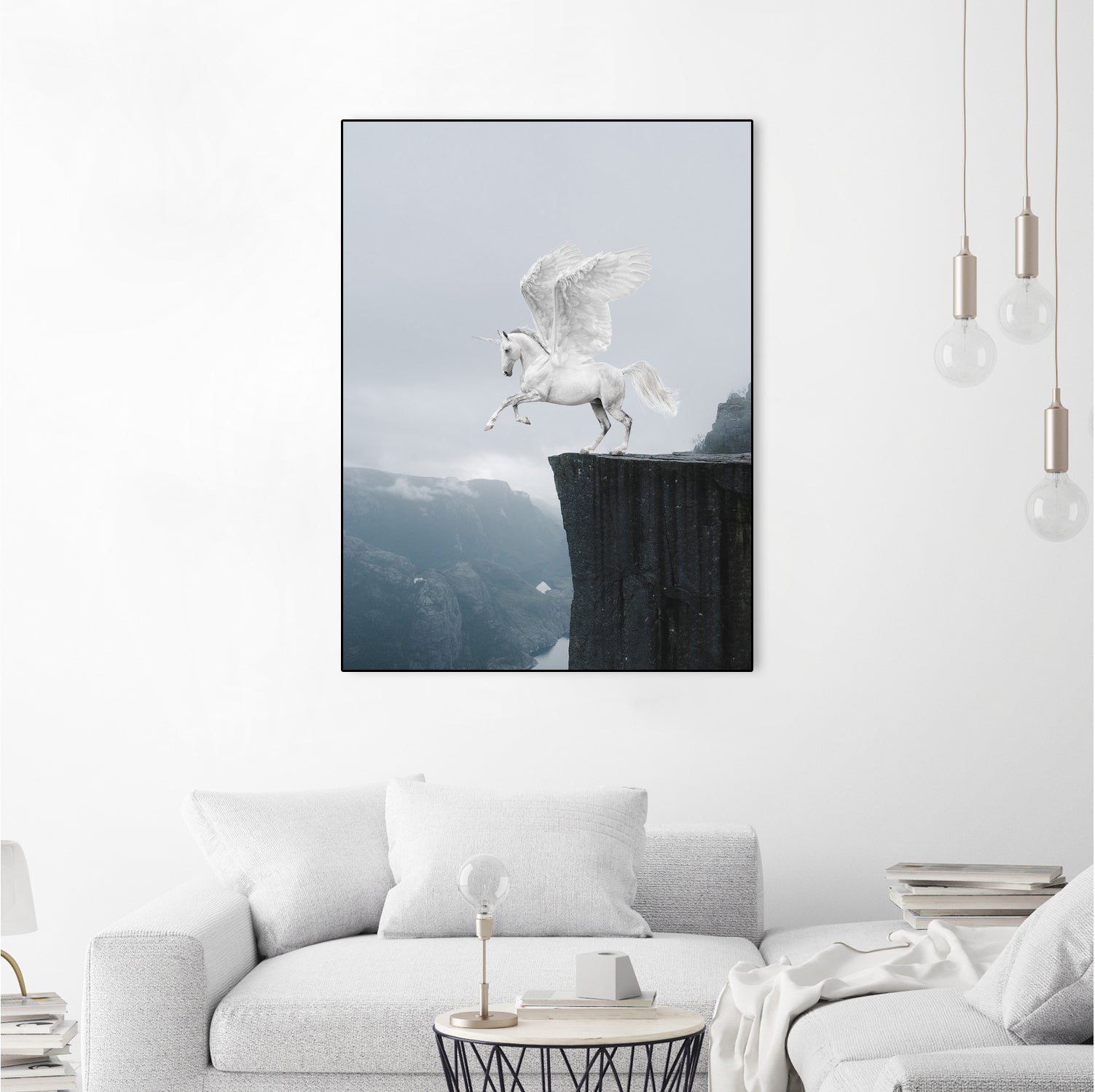 pegasus by Murat Akyol on GIANT ART - white digital painting