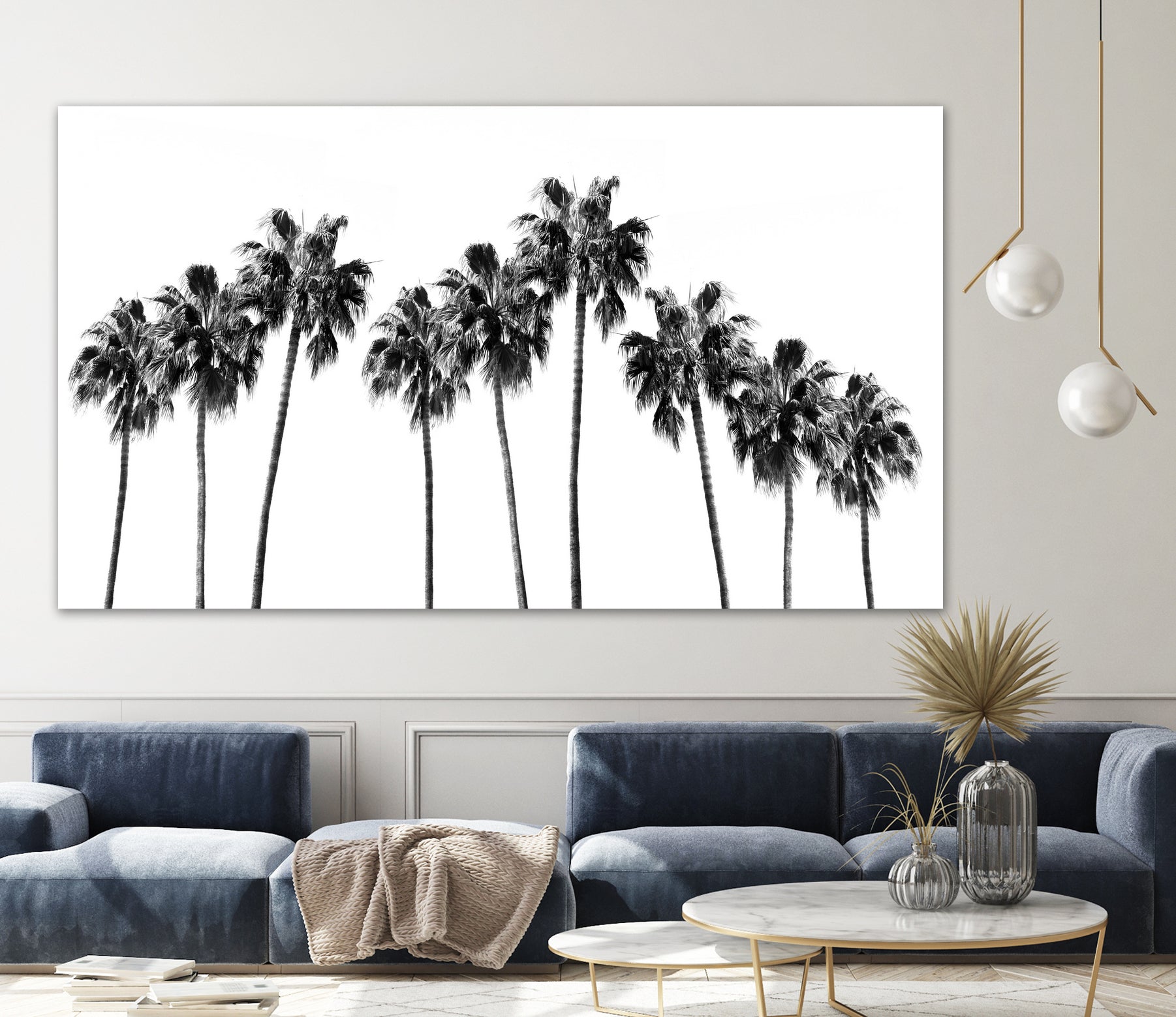 Tropical Palms Vibe 1 by Anitas Bellas Art on GIANT ART - coastal