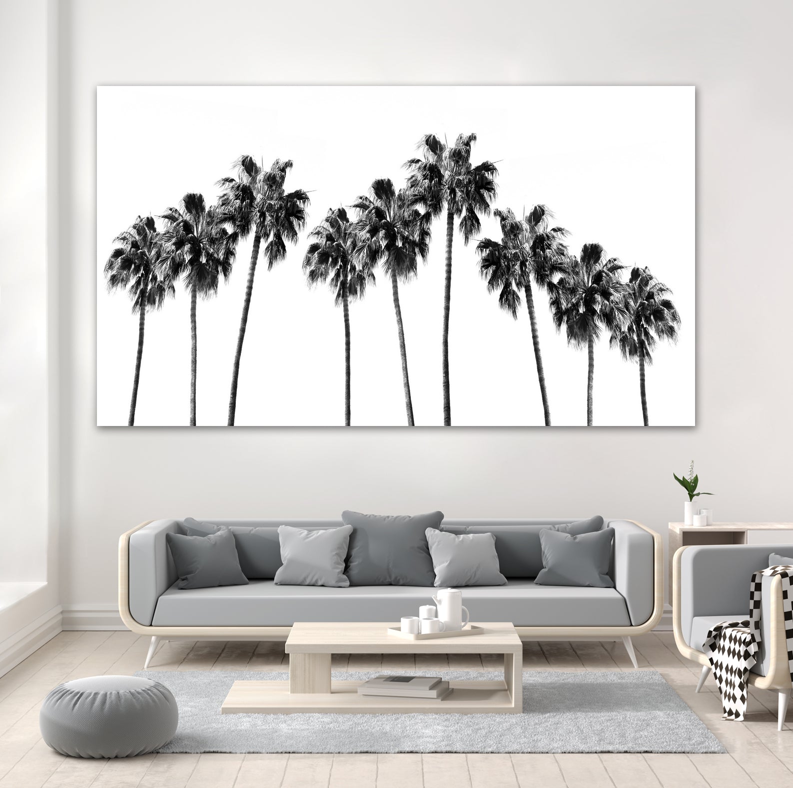 Tropical Palms Vibe 1 by Anitas Bellas Art on GIANT ART - coastal