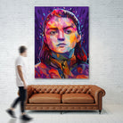 Pop Arya Stark by Alessandro Pautasso on GIANT ART - fuchsia digital painting