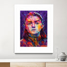 Pop Arya Stark by Alessandro Pautasso on GIANT ART - fuchsia digital painting