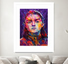 Pop Arya Stark by Alessandro Pautasso on GIANT ART - fuchsia digital painting