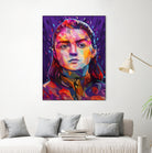 Pop Arya Stark by Alessandro Pautasso on GIANT ART - fuchsia digital painting