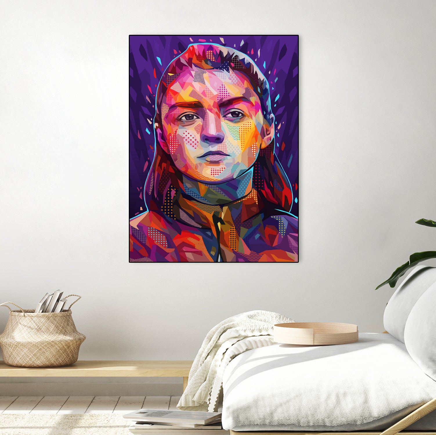 Pop Arya Stark by Alessandro Pautasso on GIANT ART - fuchsia digital painting