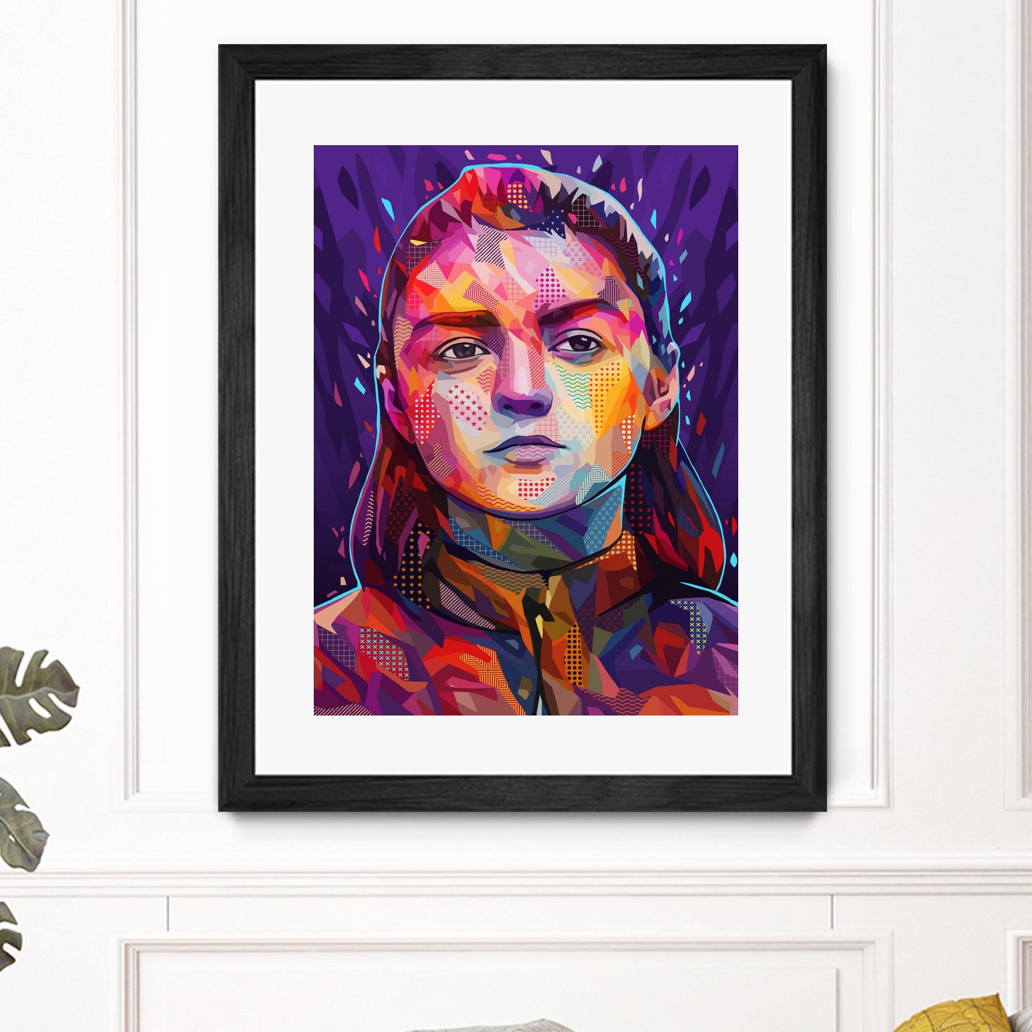 Pop Arya Stark by Alessandro Pautasso on GIANT ART - fuchsia digital painting