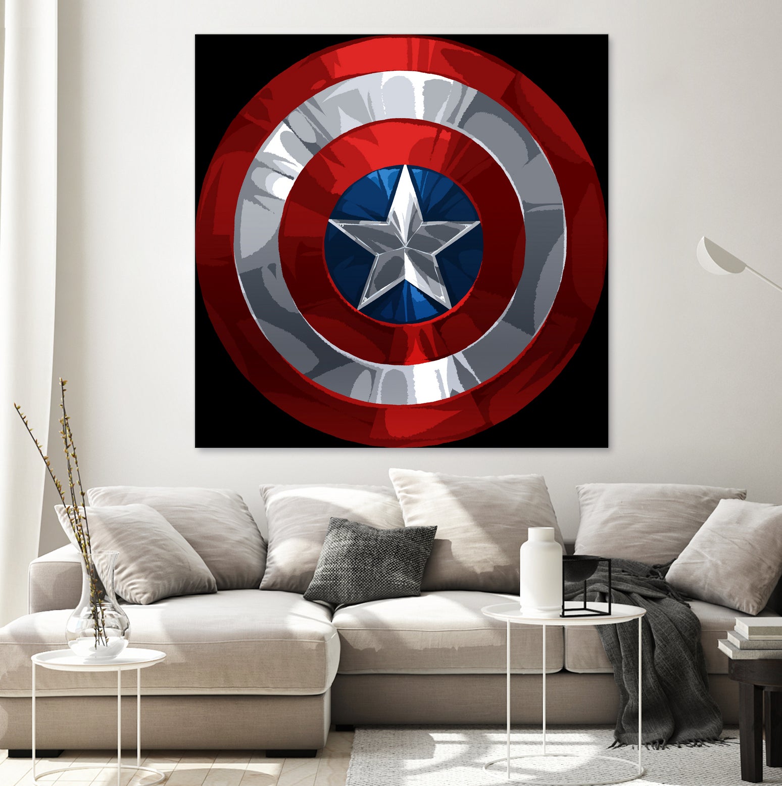 The Shield by Nikita Abakumov on GIANT ART - black digital painting