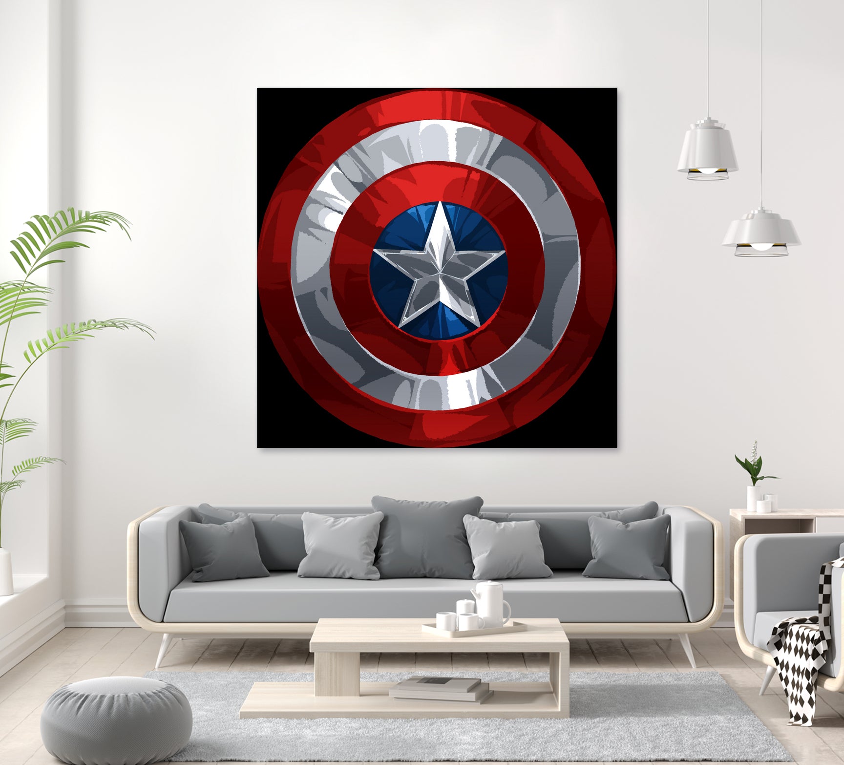 The Shield by Nikita Abakumov on GIANT ART - black digital painting