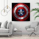 The Shield by Nikita Abakumov on GIANT ART - black digital painting