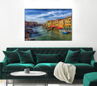 Grand Canal from Rialto Bridge by Darryl Brooks on GIANT ART - blue photo manipulation