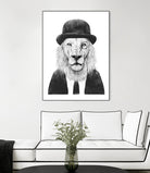 Sir Lion by Solti Balázs on GIANT ART - white digital drawing