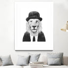 Sir Lion by Solti Balázs on GIANT ART - white digital drawing