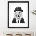 Sir Lion by Solti Balázs on GIANT ART - white digital drawing