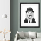 Sir Lion by Solti Balázs on GIANT ART - white digital drawing