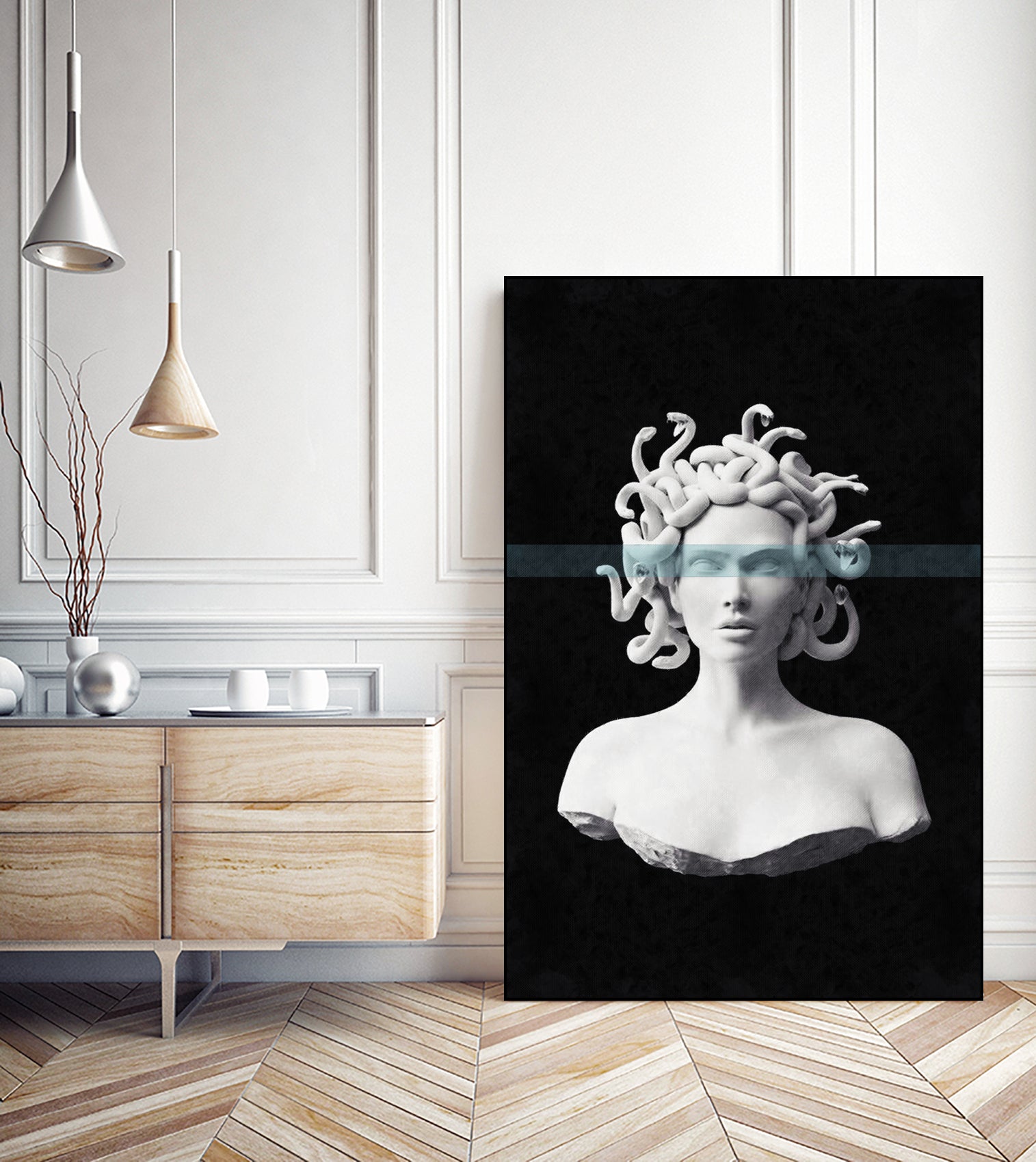 Medusa by Menelaos Trompoukis on GIANT ART - black digital painting