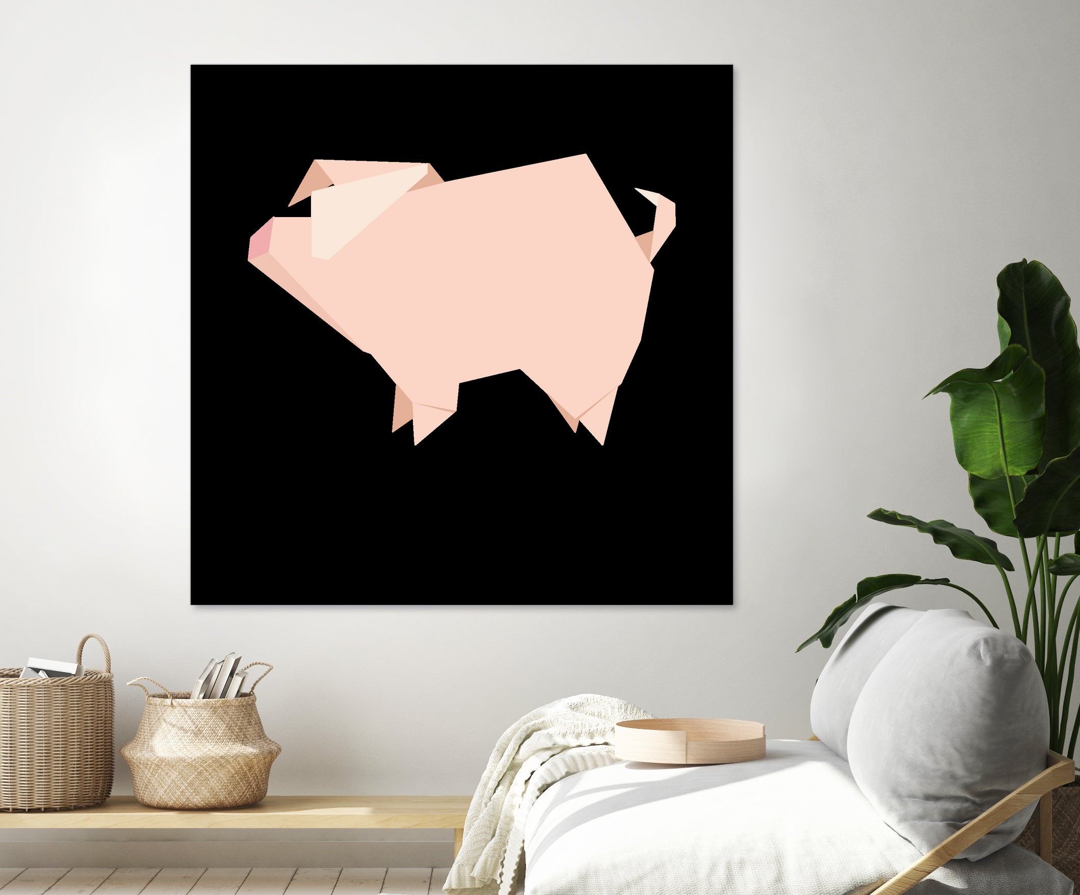 Paper Pigs (Patterns Please) by Lalaine Lim on GIANT ART - pink character design