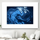 Abstract Marble Painting II by Amir Faysal on GIANT ART - blue digital painting