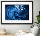 Abstract Marble Painting II by Amir Faysal on GIANT ART - blue digital painting