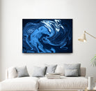 Abstract Marble Painting II by Amir Faysal on GIANT ART - blue digital painting