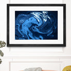 Abstract Marble Painting II by Amir Faysal on GIANT ART - blue digital painting