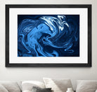 Abstract Marble Painting II by Amir Faysal on GIANT ART - blue digital painting