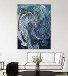 Abstract Marble Painting by Amir Faysal on GIANT ART - gray digital painting