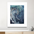 Abstract Marble Painting by Amir Faysal on GIANT ART - gray digital painting