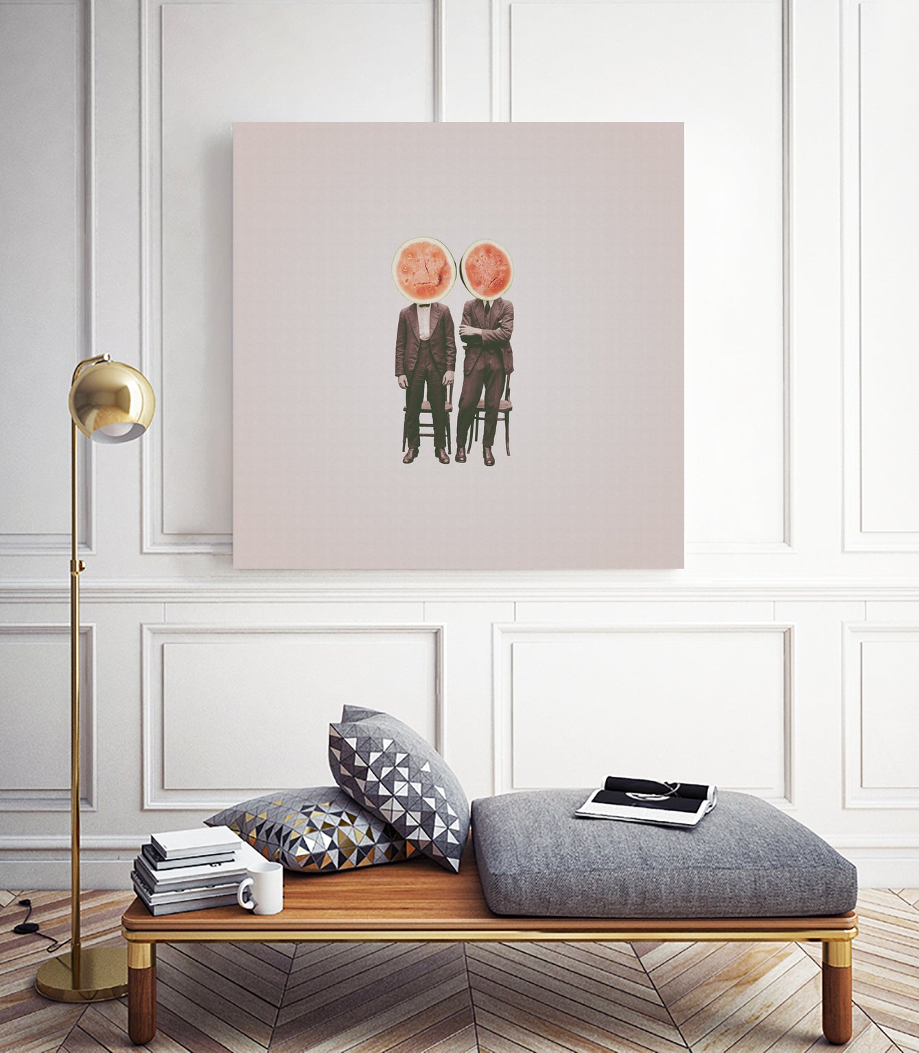 Watermelon Mugshot by Isa Valimaki on GIANT ART - red photo manipulation