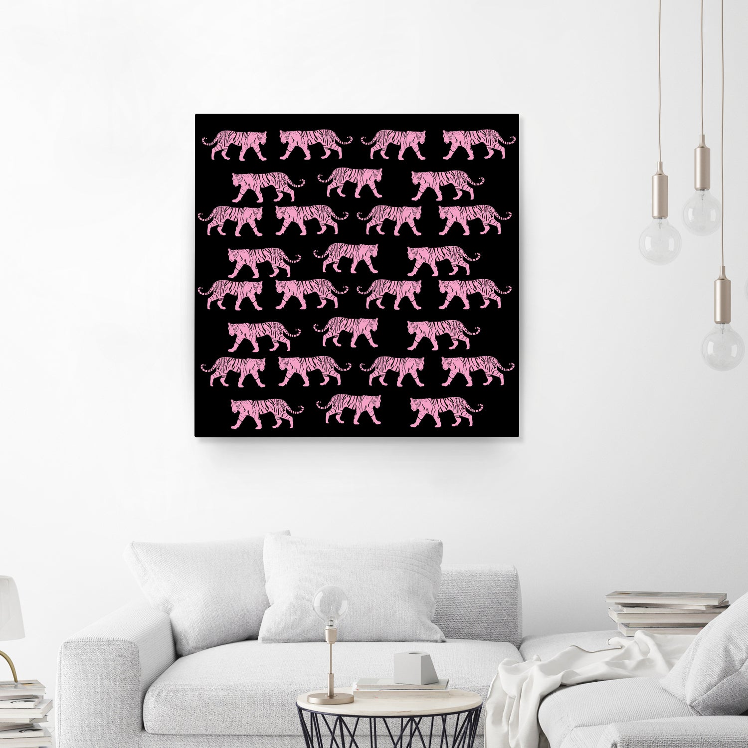 Pink Tiger by Vanka Manitarka on GIANT ART - pink digital painting