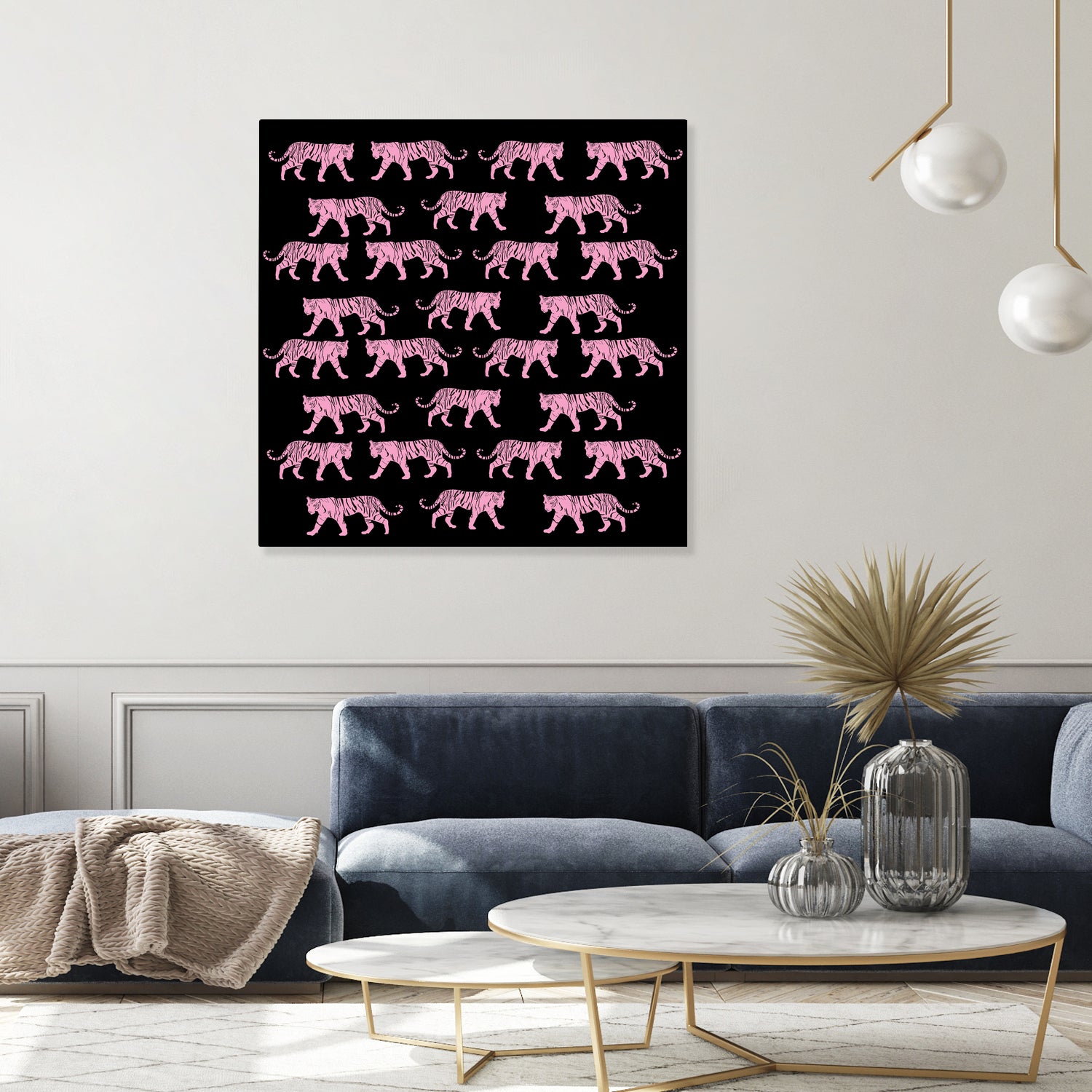 Pink Tiger by Vanka Manitarka on GIANT ART - pink digital painting