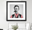 Hipster Nietzsche by Luigi Tarini on GIANT ART - gray photo manipulation