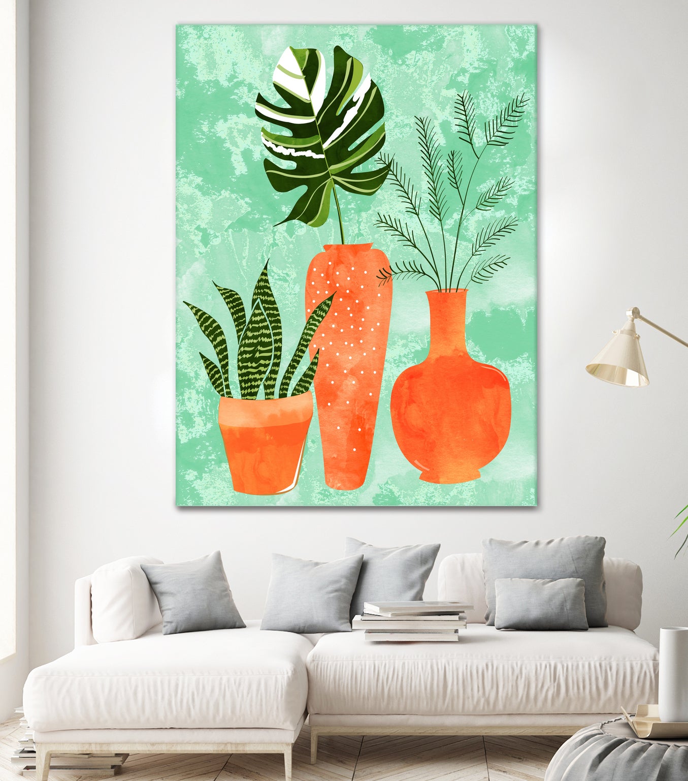 Water My Plants by Uma Gokhale on GIANT ART - green digital painting