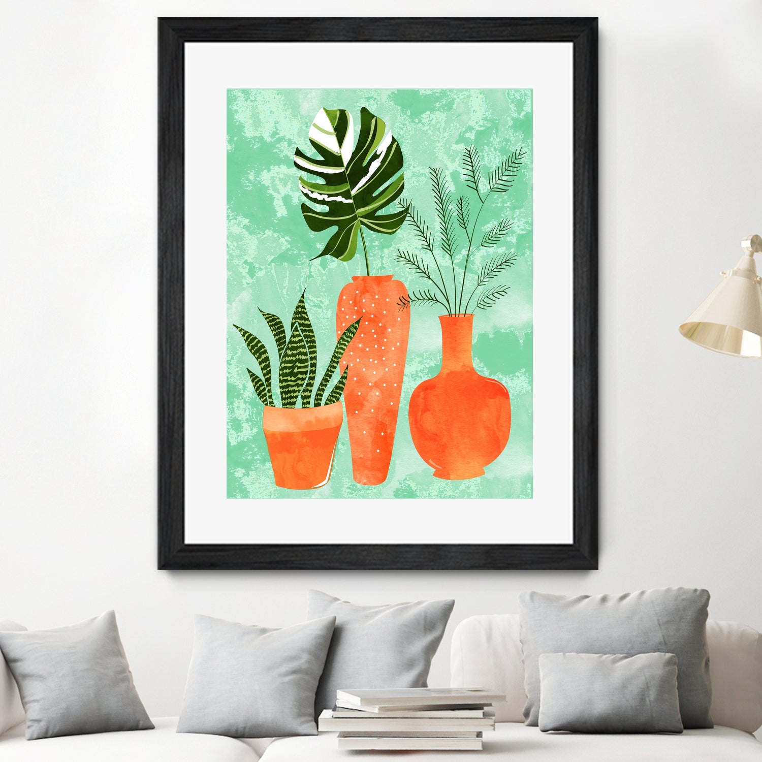 Water My Plants by Uma Gokhale on GIANT ART - green digital painting