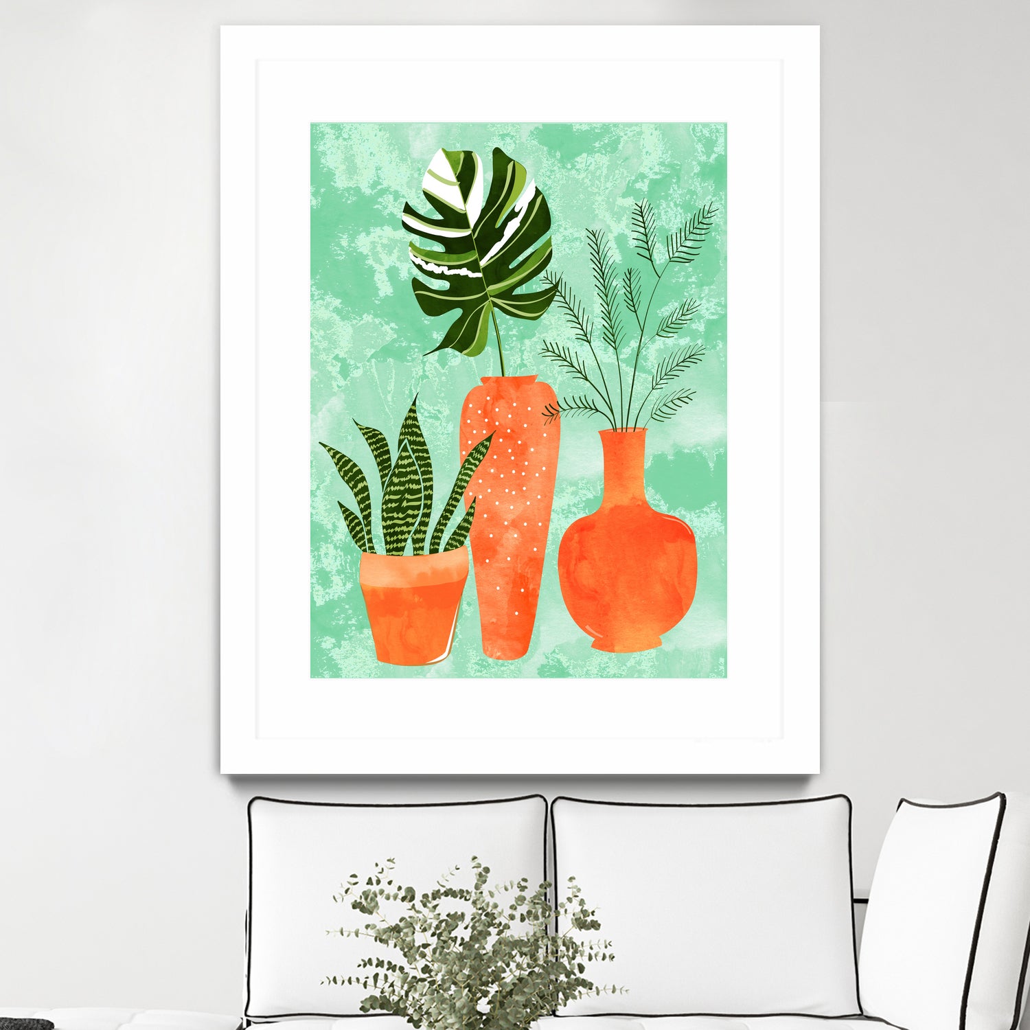 Water My Plants by Uma Gokhale on GIANT ART - green digital painting