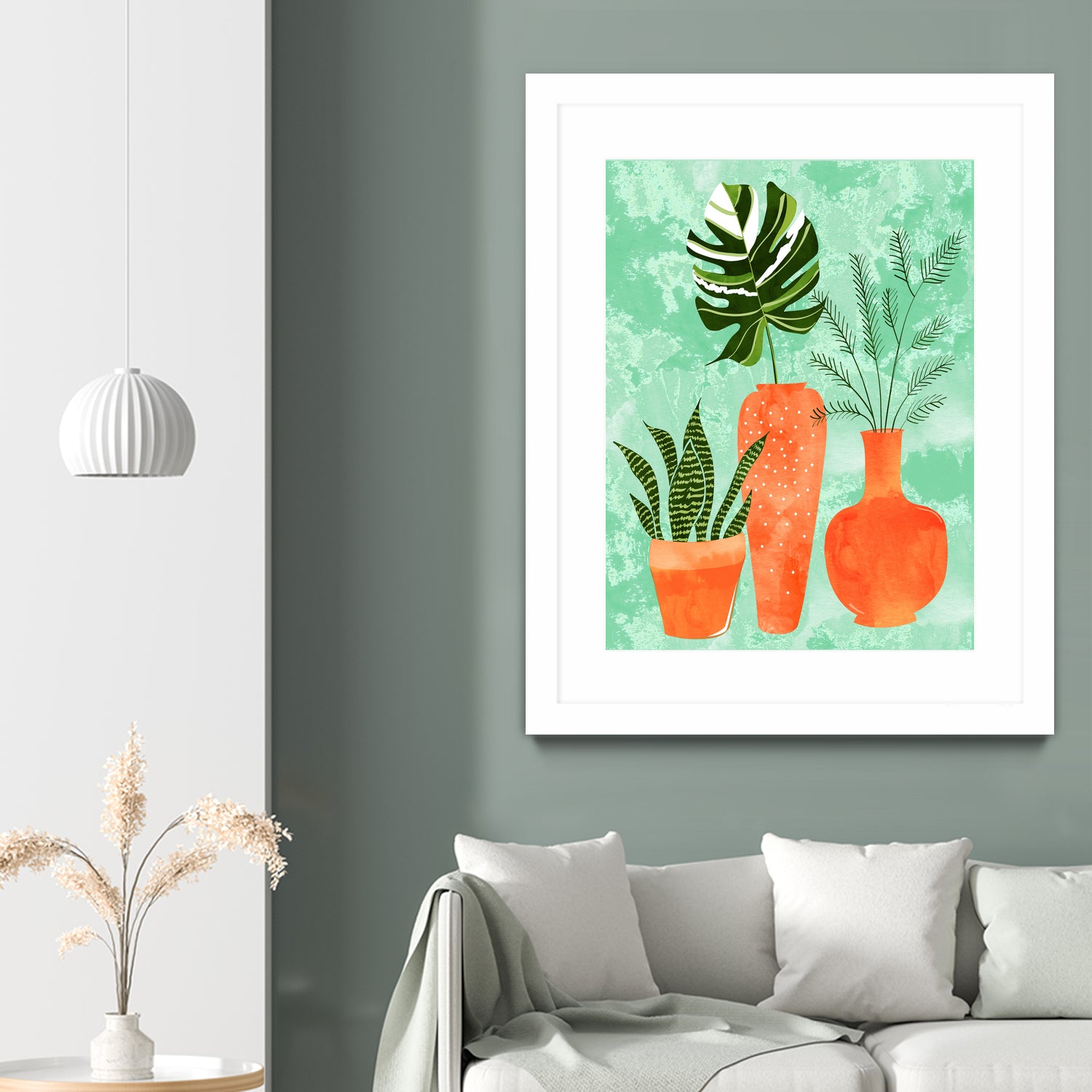 Water My Plants by Uma Gokhale on GIANT ART - green digital painting