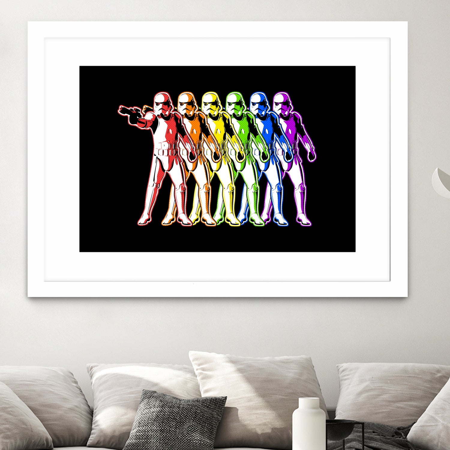 Stormtrooper | Pop Art by William Cuccio on GIANT ART - black digital painting